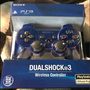 Blue Sony Dual shock controller